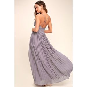 Lulus NWT Long Light Purple Maxi Dress